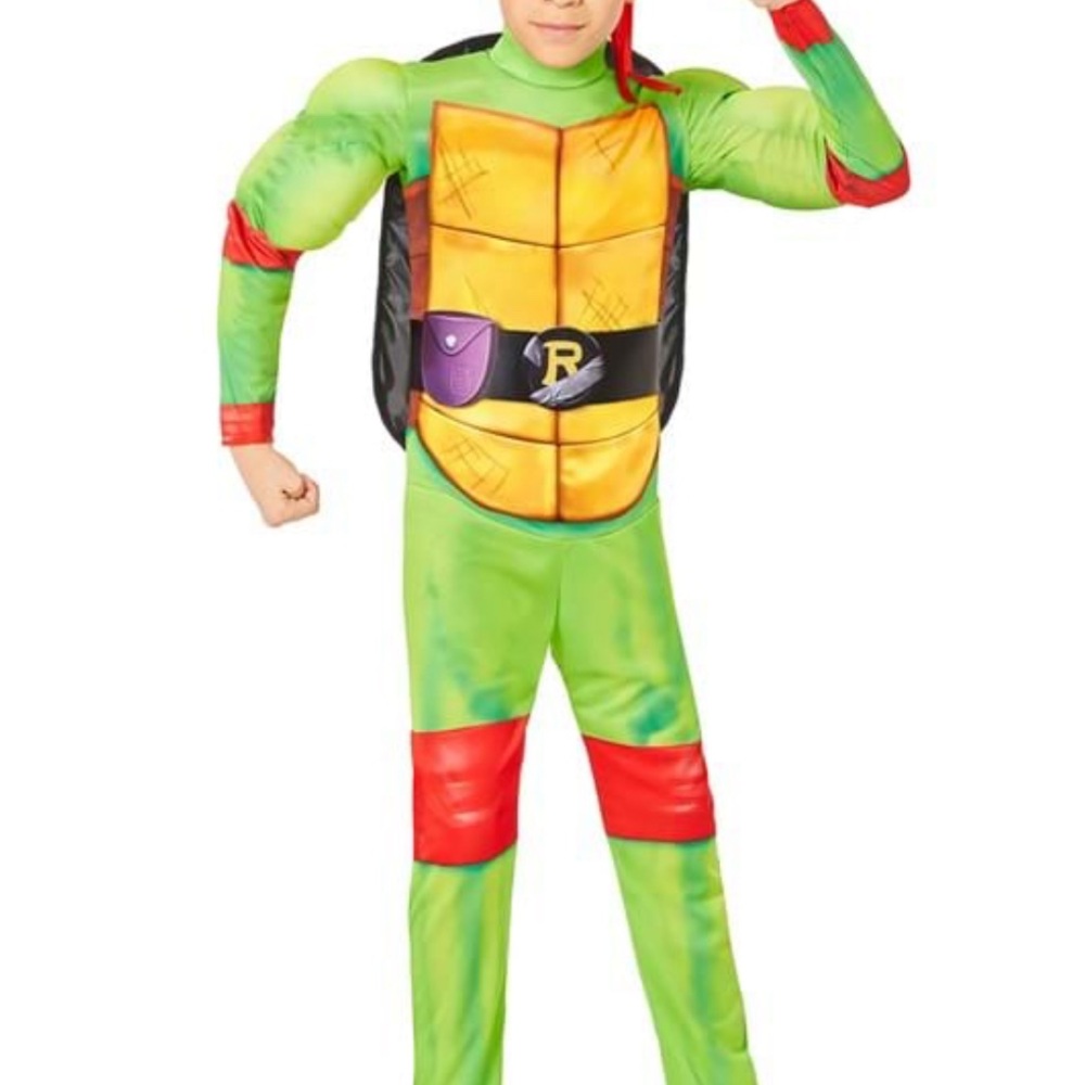 InSpirit Designs Turtles Mutant Mayhem Raph child costume NWT large 10-12